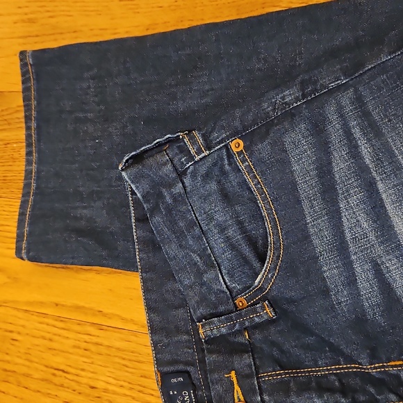 Lucky Brand Dark Blue Denim Crop Jeans 10 / 30 Sweet Jean Crop - Picture 7 of 9